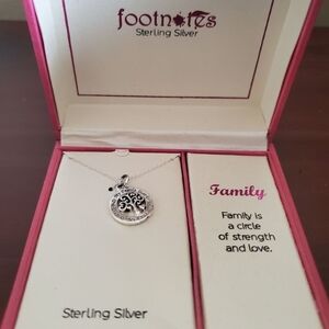 Sterling Silver Family Necklace